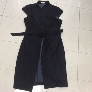 Calvin Klein Blue Suit Material Professional Dress